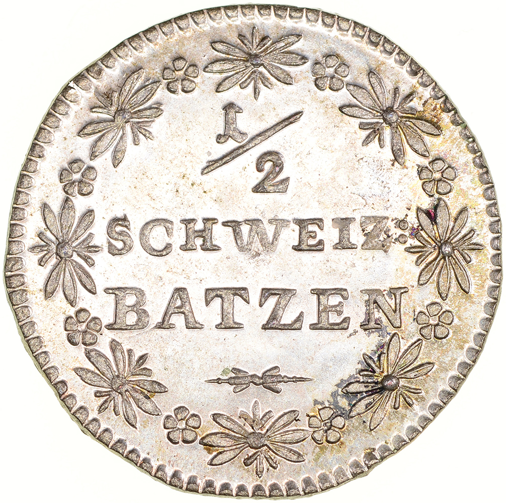 Graubünden, 1/2 Batzen, 1820, stgl